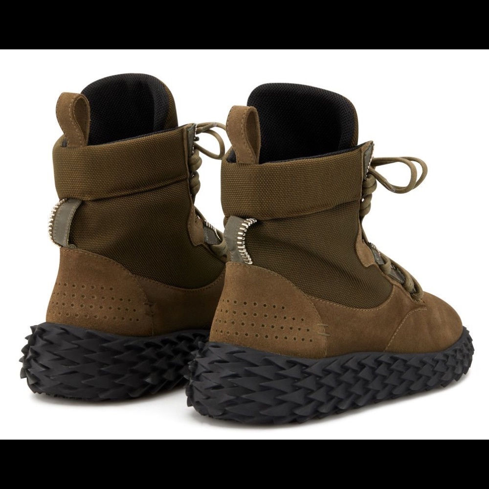 giuseppe zanotti BNIB khaki green sneakers - Picture 4 of 6